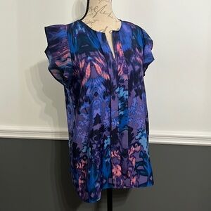 Creative Commune Medium Blouse Sleeveless Blue Tones